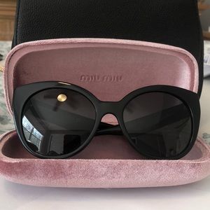 Miu Miu round cat eye sunglasses